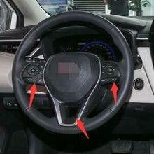 For Toyota Corolla 19-20 Matte wood grain inner Steering wheel strip cover trim