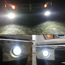 2x H9 H8 H11 Clear White LED High Beam Fog Light Bulbs Conversion Kit 6000K