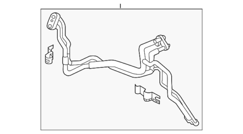 Genuine Nissan Return Line Assembly 92450-1JA0A