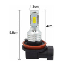 2X H11 Super Bright White LED Fog Lights For Nissan Murano Leaf Rogue Pathfinder