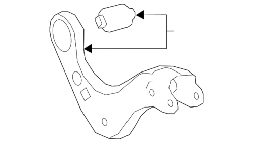 Genuine Toyota Upper Control Arm 48770-06010