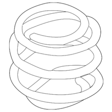 Genuine Nissan Coil Spring 54010-1JB0A