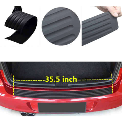 2020 Accessories Rubber Sheet Car Rear Guard Bumper 4D Sticker Panel Protector