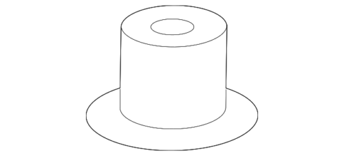 Genuine Toyota Under Cover Retainer 90467-A0029-A0