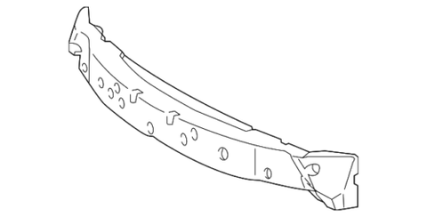 Genuine Toyota Bumper Impact Absorber 52611-02410