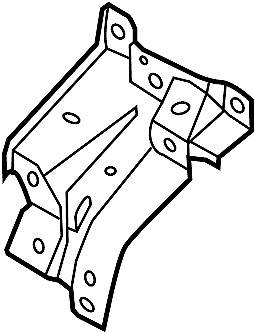 Nissan/INFINITI 625507FH0A Hood Latch Support.