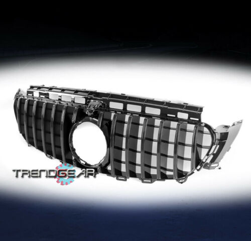 For 16-18 Mercedes-Benz W213 E250 E350 E400 GT-R Style Front Upper Grille Black