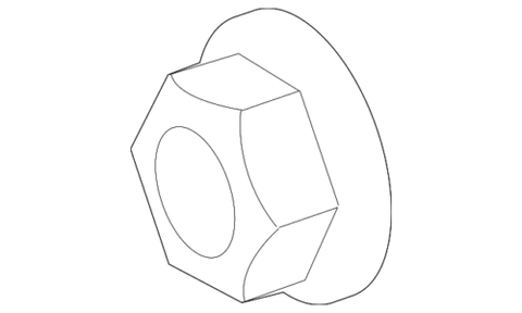 Genuine Toyota Strut Nut 90178-A0027