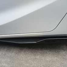 Auto Car 74.5cm Carbon Fiber Side Skirts Rocker Splitters Diffuser Winglet Wings