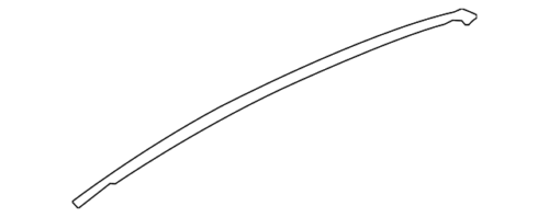 Genuine Toyota Door Reveal Molding 75753-02010