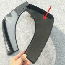 Car Front Bumper Lip Trim Splitter LH+RH Winglet Body Addon Kit Carbon Look ABS