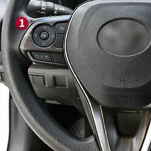 For Toyota Corolla 19-20 Matte wood grain inner Steering wheel strip cover trim