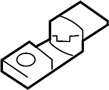 Nissan/INFINITI 24340-7999B Battery Cable Terminal End.