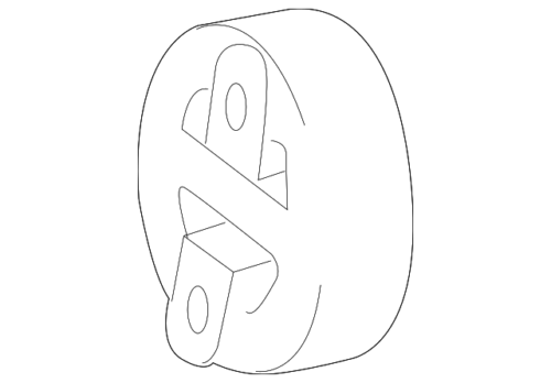 Genuine Toyota Muffler & Pipe Hanger 17565-0P041