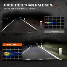 SEALIGHT H11 H8 H16 LED Fog Light Bulb 6000K Xenon White 5000 Lumens Pack of 2