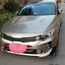 Car Front Bumper Lip Trim Splitter LH+RH Winglet Body Addon Kit Carbon Look ABS