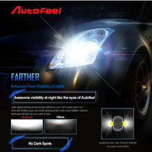 Autofeel 4PC H11 LED Headlight Kit Low Beam Bulb 6000K 60 Days Free Return