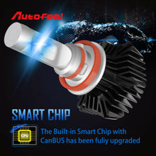 Autofeel 4PC H11 LED Headlight Kit Low Beam Bulb 6000K 60 Days Free Return