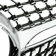Silver Diamond Bumper Grill Grille For Mercedes Benz W212 E-Class 2014-2016
