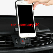 1x Carbon fiber Console Air Vent Phone holder For Nissan Rogue X-Trail 2014-2020