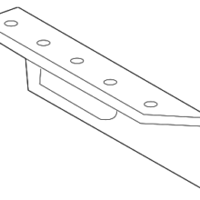 Genuine Toyota Fender Liner Pad 53852-02120