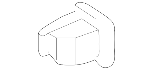 Genuine Radiator Support Splash Shield Grommet 90189-06193