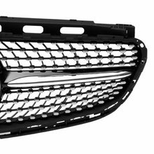 Silver Diamond Bumper Grill Grille For Mercedes Benz W212 E-Class 2014-2016
