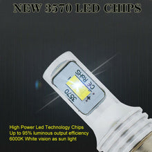 2X H11 Super Bright White LED Fog Lights For Nissan Murano Leaf Rogue Pathfinder