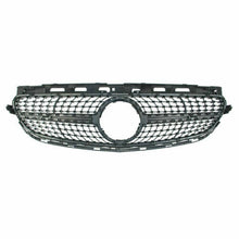 Black Diamond Bumper Grill Grille For Mercedes Benz W212 E-Class 2014-2016