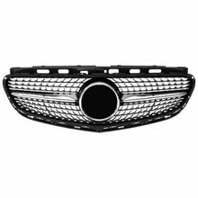 Silver Diamond Bumper Grill Grille For Mercedes Benz W212 E-Class 2014-2016