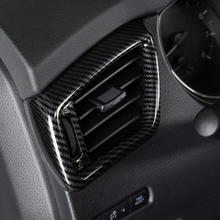 Carbon fiber look Dashboard Air Vents Cover Trim 4pcs For NISSAN ROGUE 2017-2020