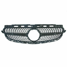 Silver Diamond Bumper Grill Grille For Mercedes Benz W212 E-Class 2014-2016