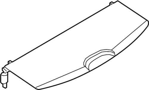 Nissan 849B8-6FK1A Board Luggage Floor. (Rear).