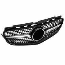 Silver Diamond Bumper Grill Grille For Mercedes Benz W212 E-Class 2014-2016