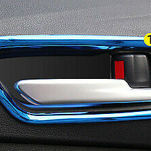blue titanium auto Interior door handle cover trim For Toyota Corolla 2019-2020