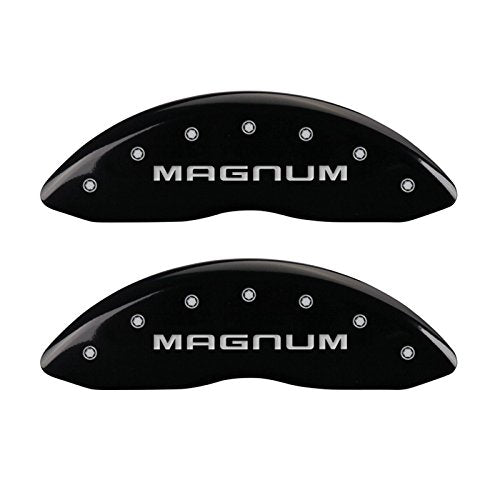 MGP Caliper Covers 12001SCHBRD Caliper Cover with Red Powder Coat Finish, (Set of 4)