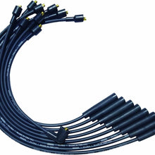 51056 Ultra Series Black Spark Plug Wires, Mopar Chrysler 273/318/340/360, Straight Plug Ends, Non HEI Distributor