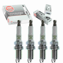 4 Pc NGK V-Power Spark Plugs Compatible with Acura Integra 1.8L L4 1992-2001