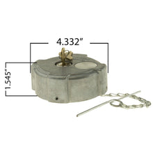 Motorad 2522-00 HD Locking Fuel Cap for Select 00-21 Freightliner Models