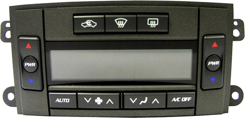 15-72893 GM Original Equipment Dark Gray Metallic Heating/Air Conditioning Control Panel