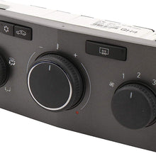 GM Original Equipment 13308175 Charcoal Metallic Heating and Air Conditioning Control Panel