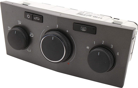 GM Original Equipment 13308175 Charcoal Metallic Heating and Air Conditioning Control Panel