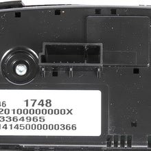 15-74496 GM Original Equipment Roof Console Auxiliary Heating and Air Conditioning Control Panel