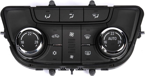 GM Original Equipment 15-74325 Black Heating and Air Conditioning Control Panel