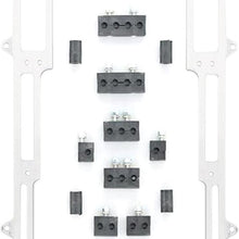 1101S Satin Spark Plug Wire Loom Set for Small Block Chevy