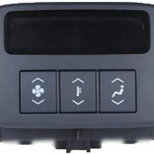 GM Genuine Parts 15-73841 Tuxedo Blue Roof Console Auxiliary Heating and Air Conditioning Control Panel
