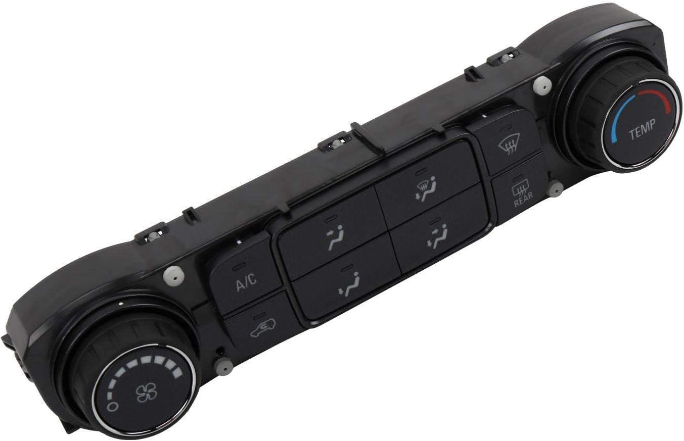 GM Genuine Parts 15-74848 Black Carbon Heating and Air Conditioning Control Panel Assembly