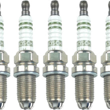 Premium Nickel Set of 5 Pregapped Spark Plugs for Volvo C30 S40 V50 2.4L L5