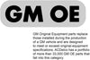 '- GM Original Equipment Cabin Air Filter