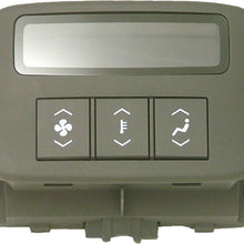 GM Original Equipment 15-73551 Ebony Roof Console Auxiliary Heating and Air Conditioning Control Panel
